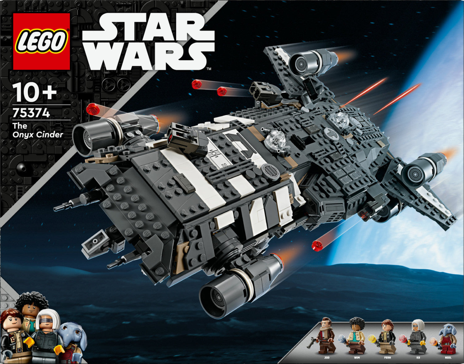 LEGO Star Wars The Onyx Cinder 75374 Set Costruzioni 1325 Pezzi 10 Anni