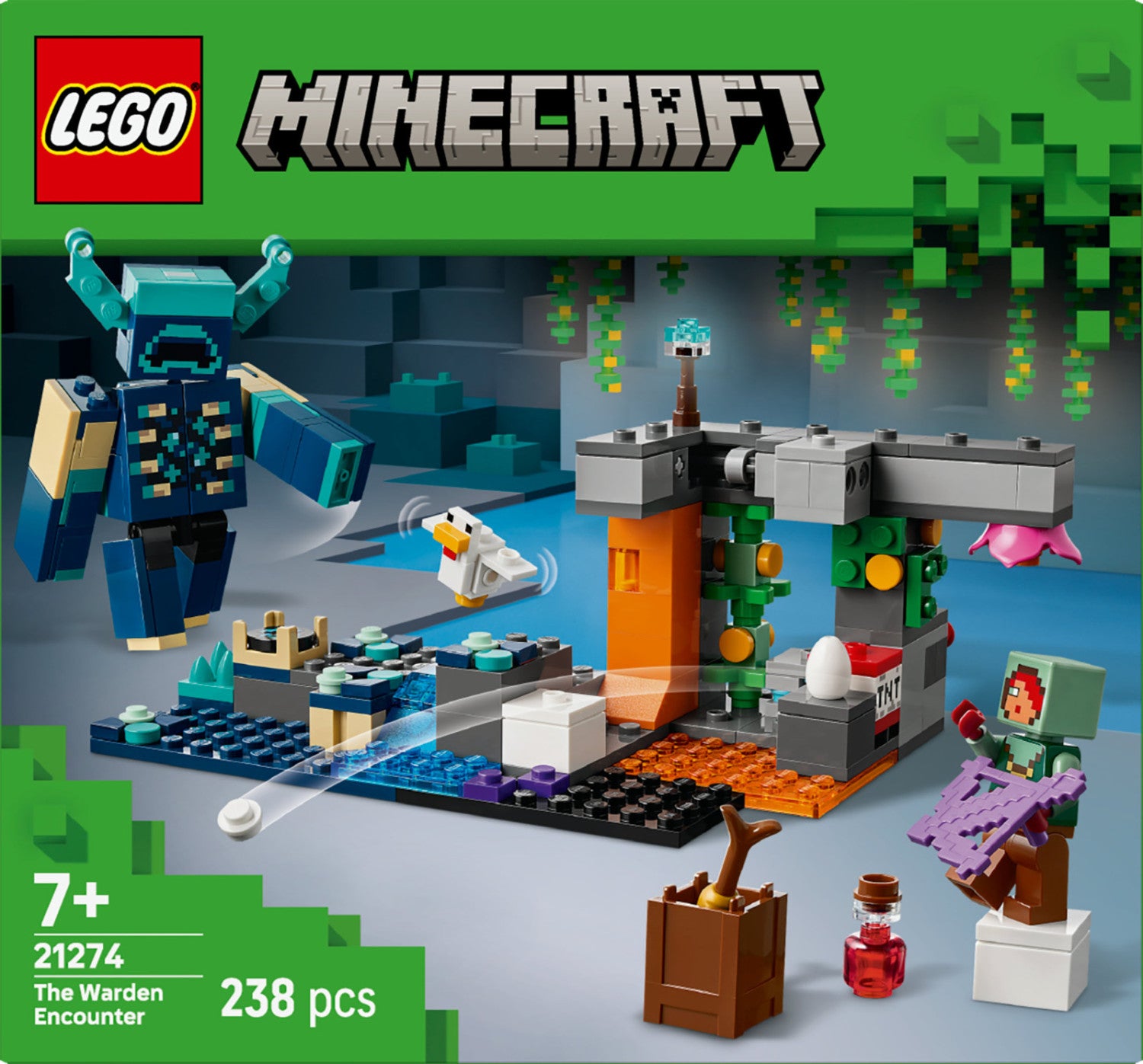 LEGO Minecraft L'Incontro con il Sorvegliante 21274 Set Costruzioni 238 Pezzi 7