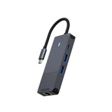 Rapoo UCM-2004 scheda di interfaccia e adattatore HDMI, RJ-45, USB 3.2 Gen 1 (3.1 Gen 1), USB tipo-C
