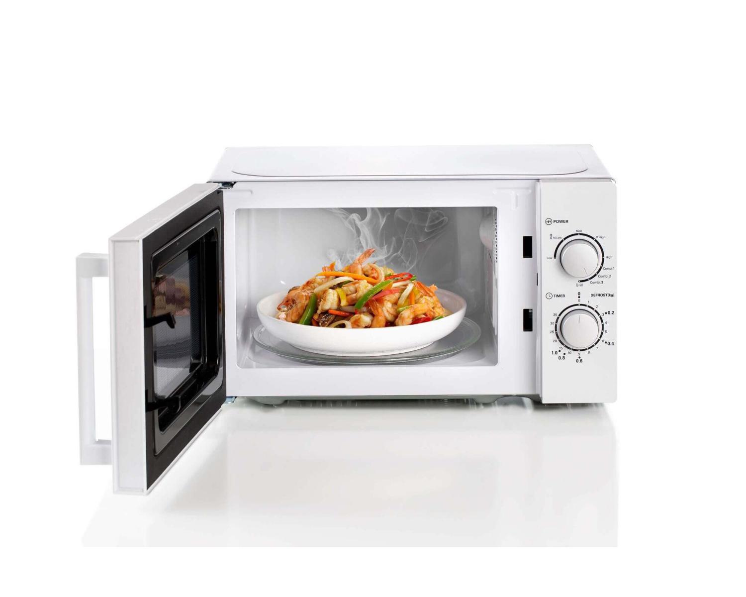 Ariete 952 Forno a Microonde Combinato con Grill - 5 Livelli di Potenza - 3 Funzioni Combinate - 1000 Watt - 20 Litri - Bianco