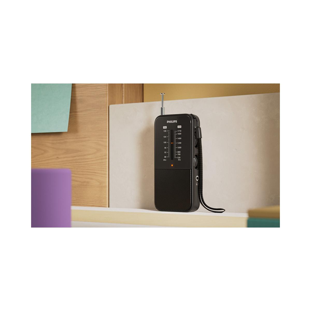 Philips TAR1509/00 radio Portatile Analogico Nero
