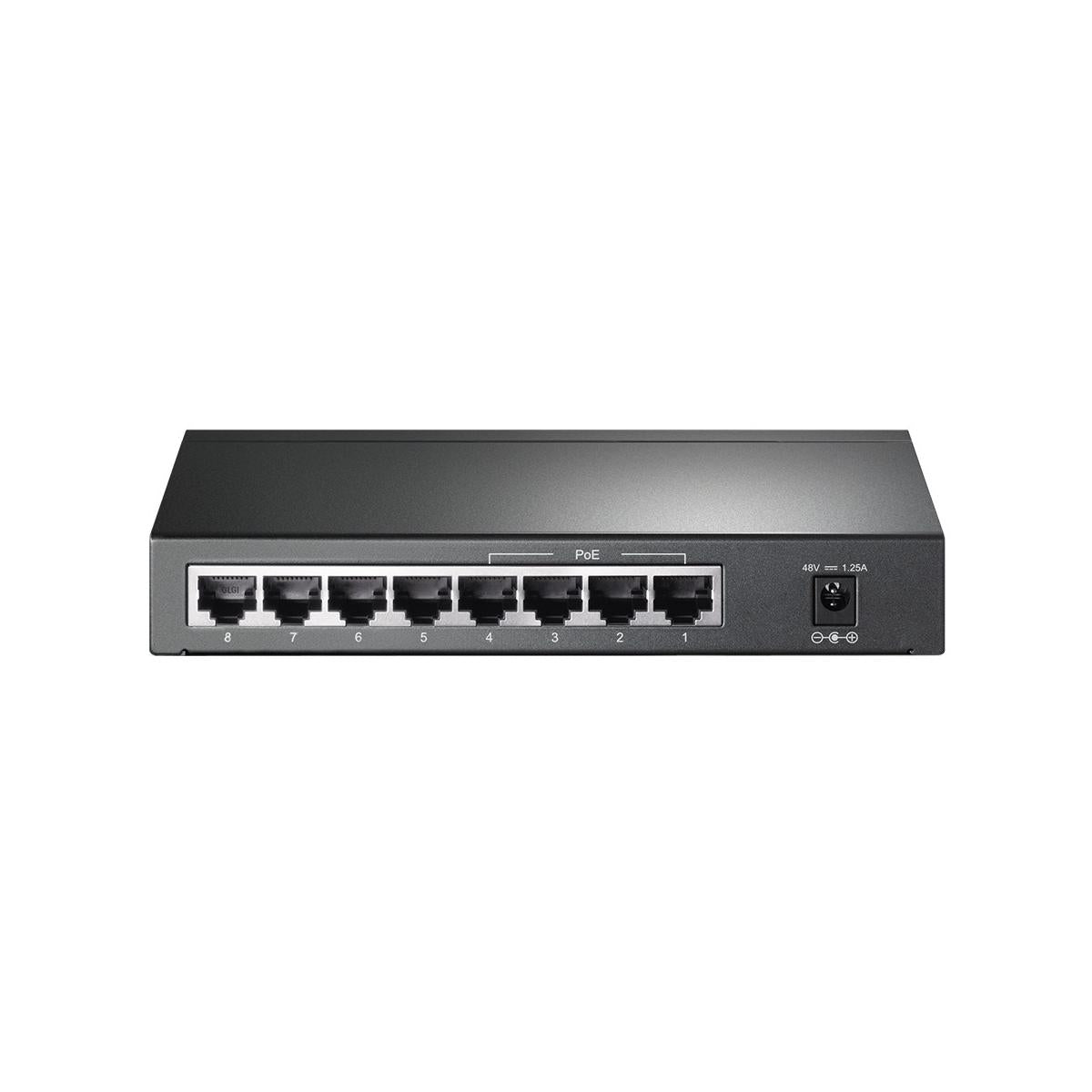 TP-Link TL-SG1008P Switch di Rete Gigabit Ethernet Supporto Power Over Ethernet Grigio