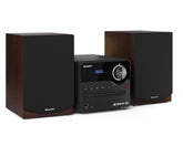 Sharp XL-B517D Micro Hifi Microsistema Audio per la Casa 45 W Marrone