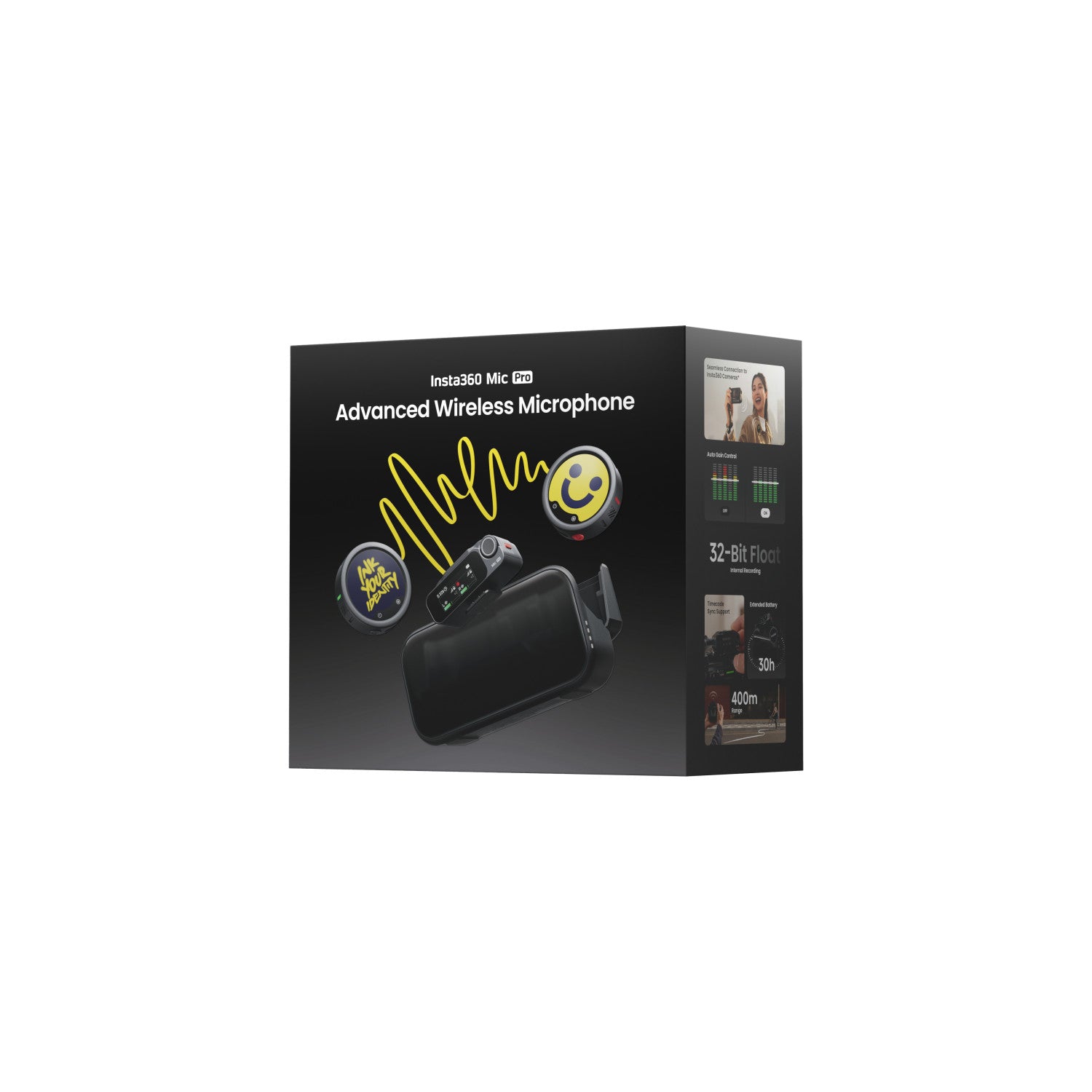 Insta360 Mic Pro Microfono Nero