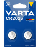 Varta 06025 Batteria Blister 2 pezzi a bottone Litio Grigia