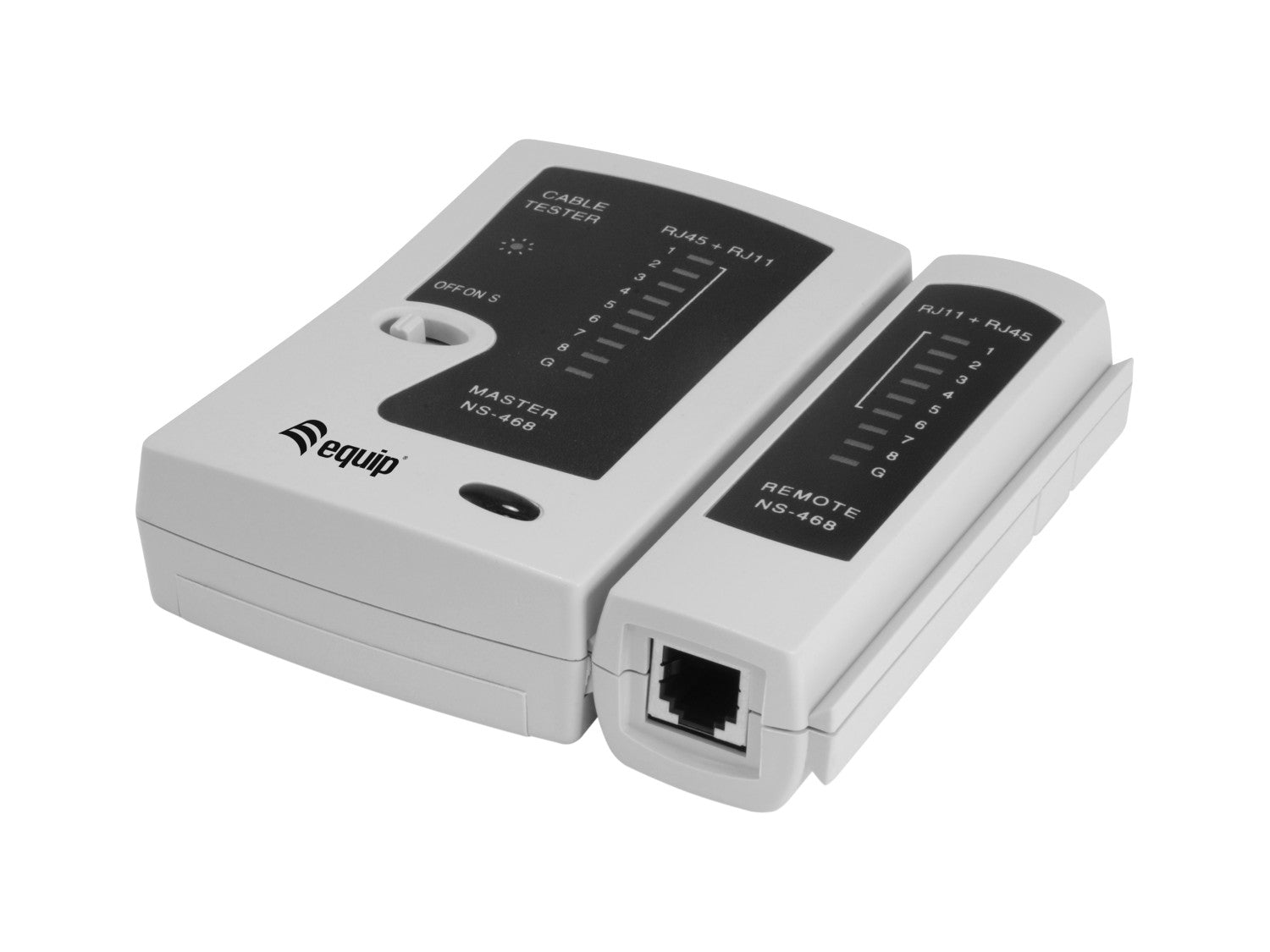 Equip 129967 tester per cavo di rete Tester per cavi a doppino intrecciato Bianco