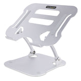 StarTech ADJ-LAPTOP-RISER Supporto Stand da Scrivania per Laptop Notebook Argento