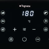 Tognana Iridea Friggitrice Ad Aria 10L Verde Salvia, Doppia Resistenza, Display Digitale, 12 Programmi, Timer 60 Min, 80-200 C, 2200W
