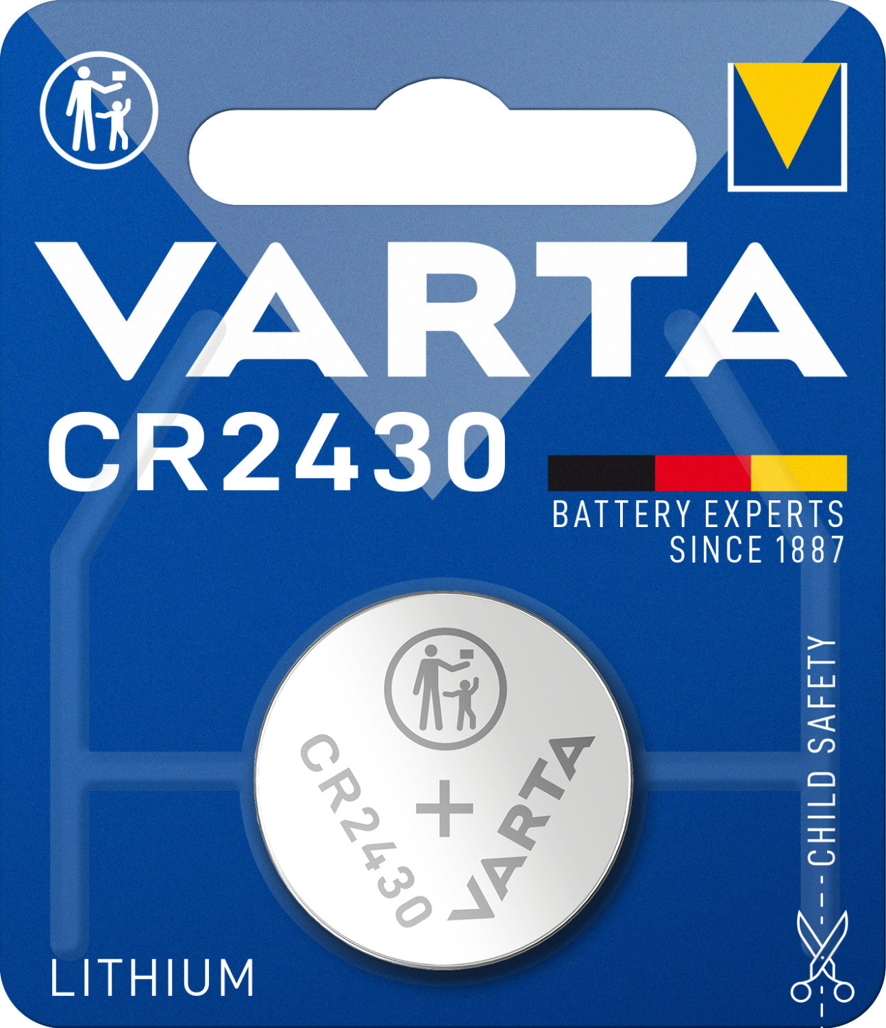 Varta 06430 Batteria Monouso Pila a bottone Litio Grigio