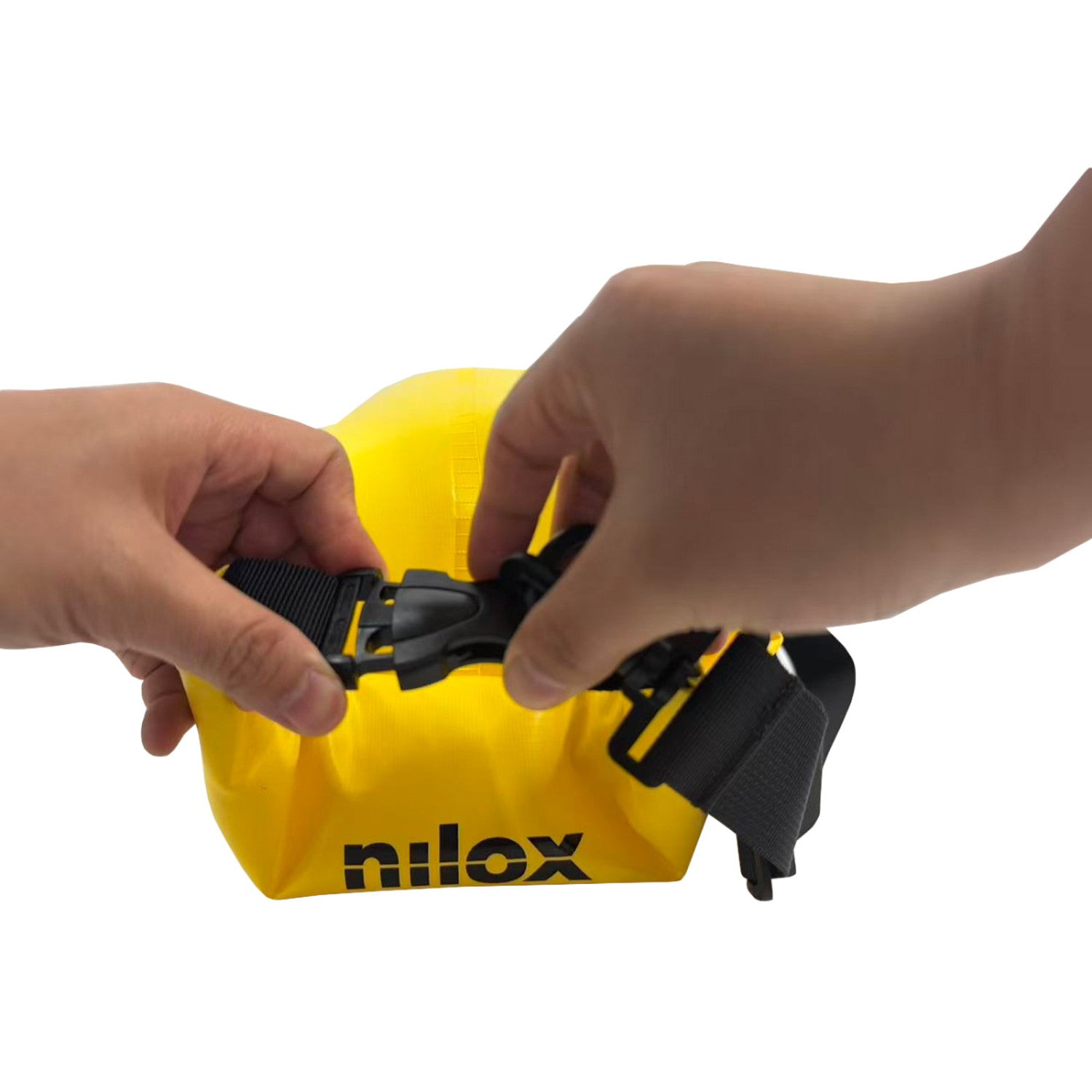 Nilox Dry Bag 5L Impermeabile IPX6 Roll-Top PVC Giallo/Nero