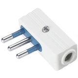 Polypool Spina Elettrica Salvaspazio Spaziozero 10A 2P T 90 Bianco