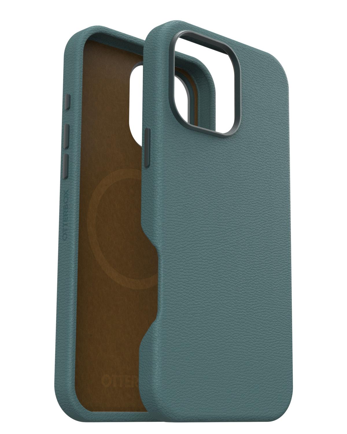 OtterBox Symmetry Series Cactus Leather per MagSafe per iPhone 16 Pro Max Juniper Sprig