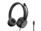Conceptronic POLONA05BC cuffia e auricolare Cablato A Padiglione Musica e Chiamate USB tipo-C Nero