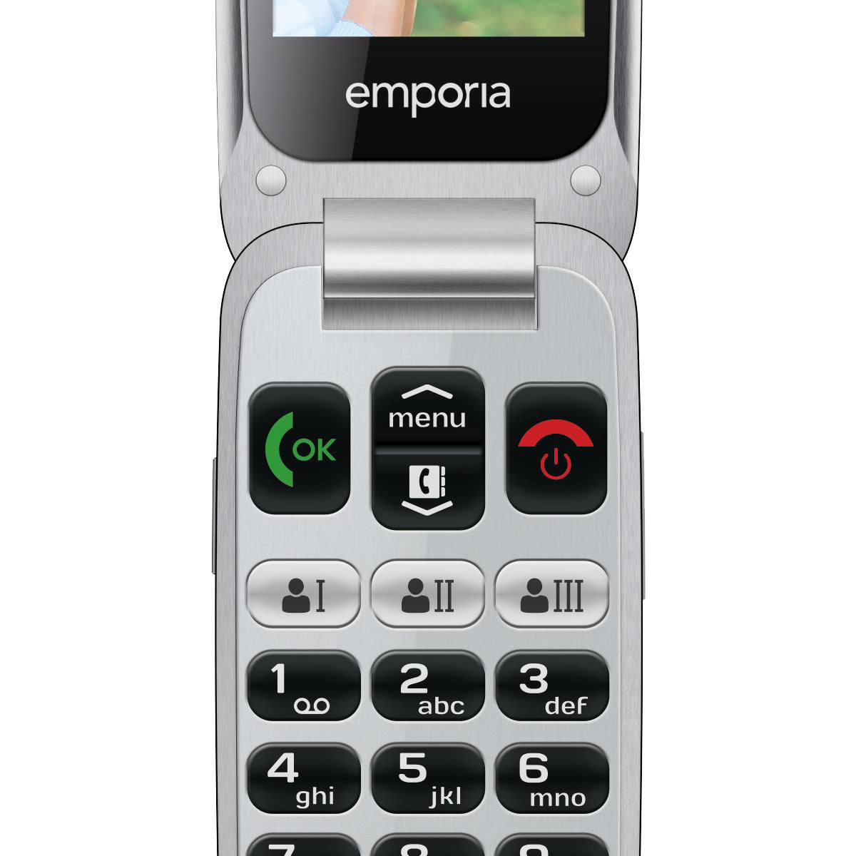 Emporia emporiaONE telefono cellulare Grigio, Argento Telefono per anziani