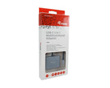 Equip 133483 replicatore di porte e docking station per laptop Cablato USB 3.2 Gen 1 (3.1 Gen 1) Type-C Nero, Grigio