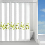 Gedy Tenda Doccia In Tessuto Vivaio Verde Con Foglie 240x200 Cm