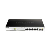 D-Link DGS-1210-10MP Gestito L2 Gigabit Ethernet (10/100/1000) Supporto Power over Ethernet (PoE) Nero, Grigio