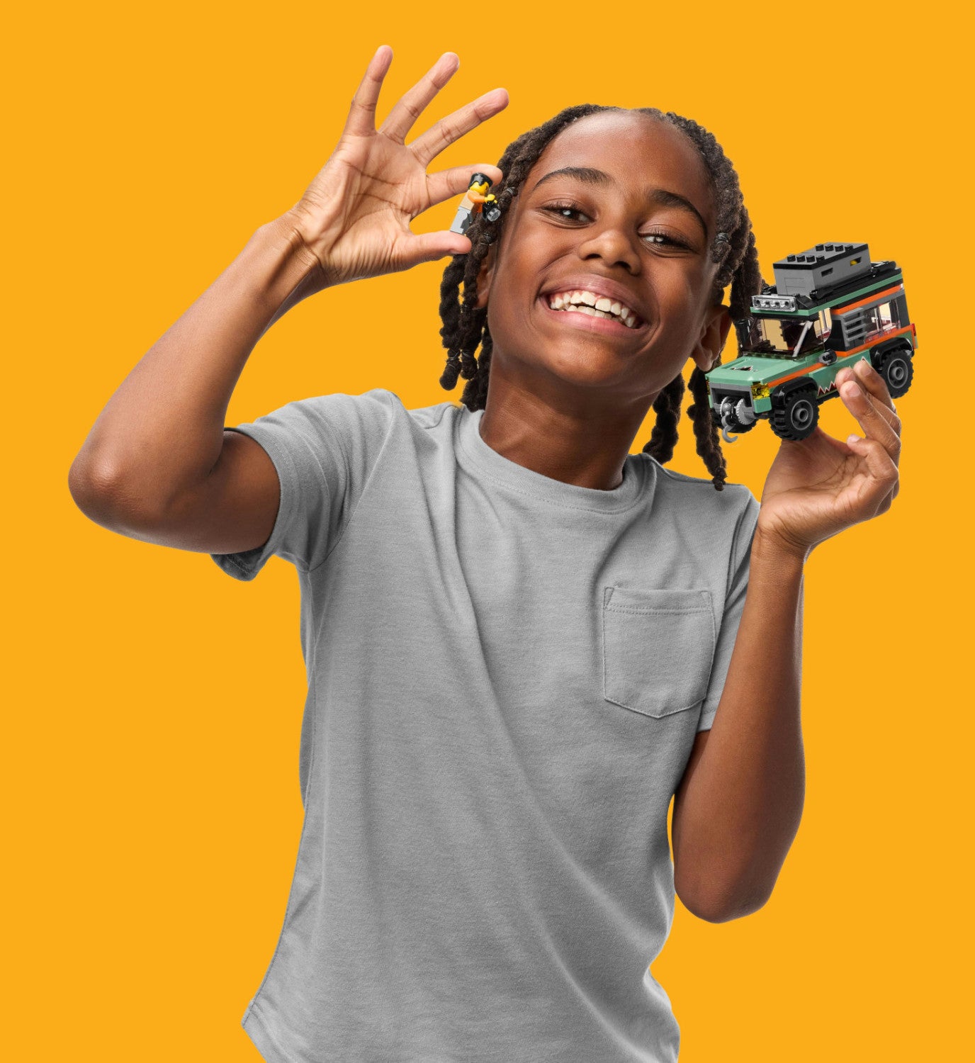 LEGO City Fuoristrada 4x4 di Montagna 60447 Set da Costruzione 6 Anni 221 Pezzi