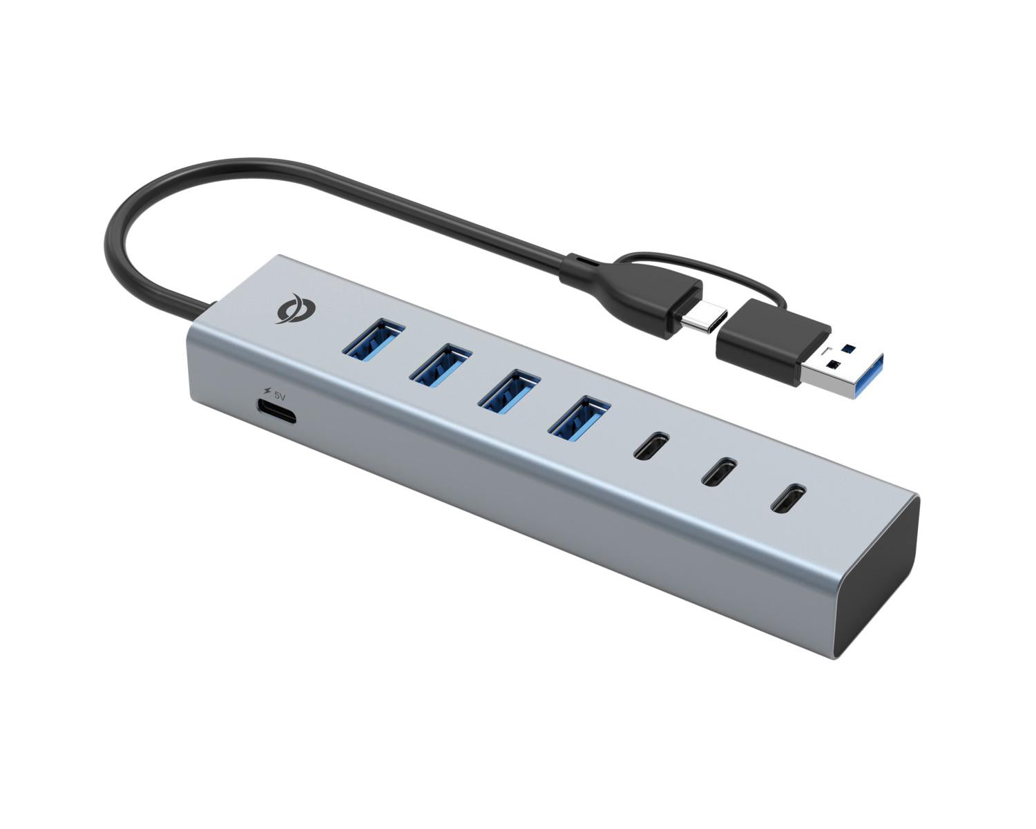 Conceptronic HUBBIES20G hub di interfaccia USB 3.2 Gen 1 (3.1 Gen 1) Type-C 5000 Mbit/s Grigio