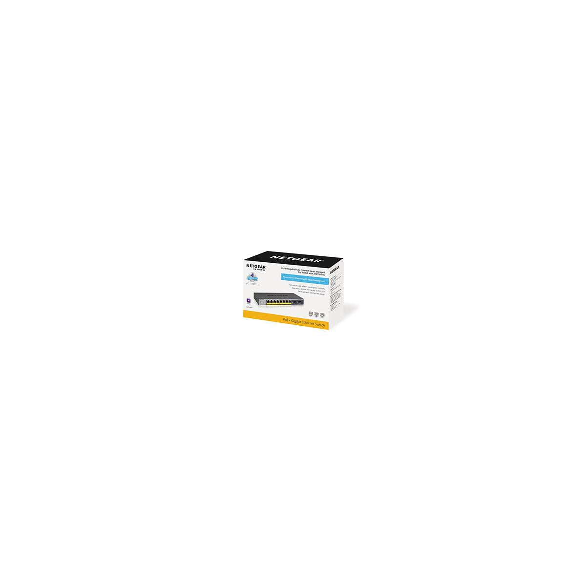 NETGEAR GS110TP Gestito L2/L3/L4 Gigabit Ethernet (10/100/1000) Supporto Power over Ethernet (PoE) Grigio