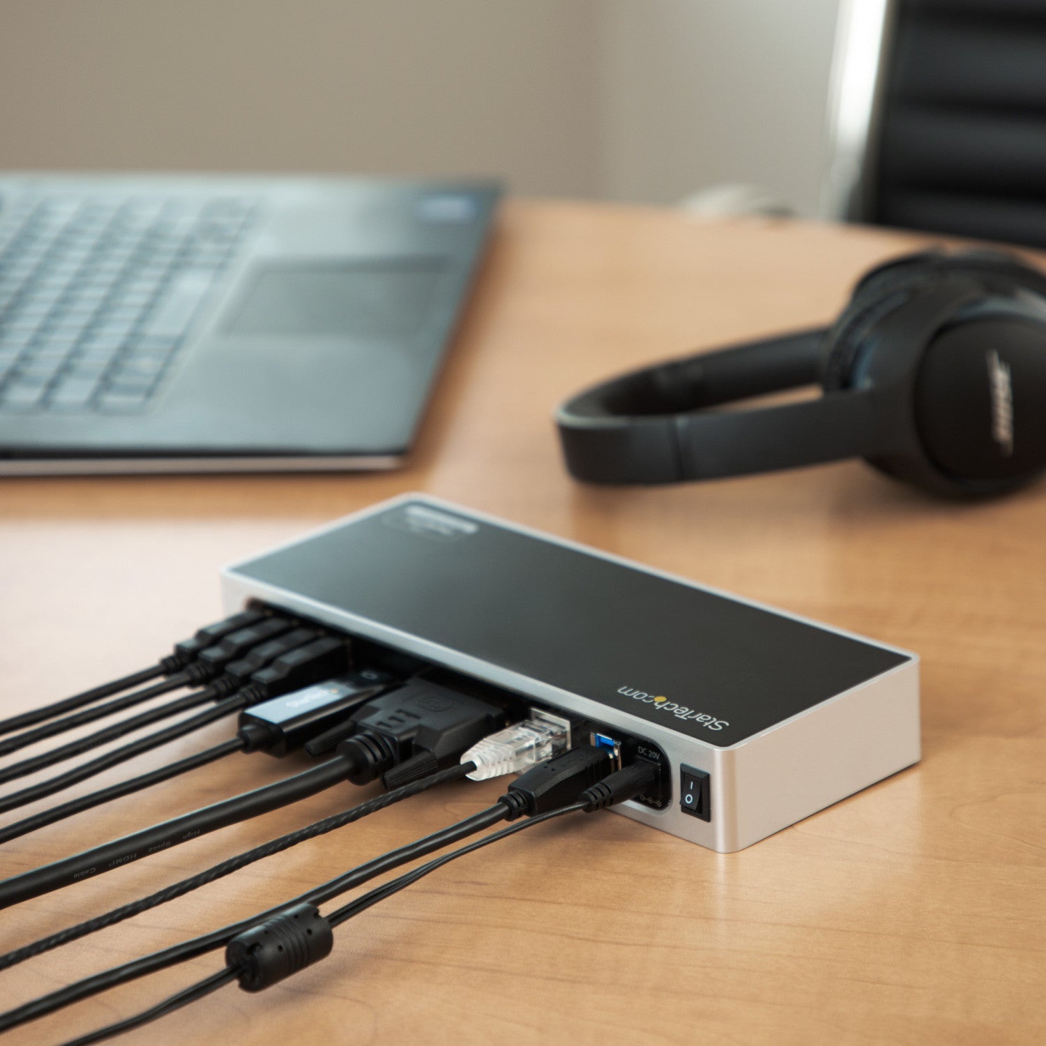 StarTech.com Docking Station USB 3.0 - Laptop Dock per doppio monitor con HDMI e DVI/VGA Video - Hub a 6 porte USB 3.1 Gen 1 5Gbps, GbE, Audio - Dock Universale Type-A - Windows Mac