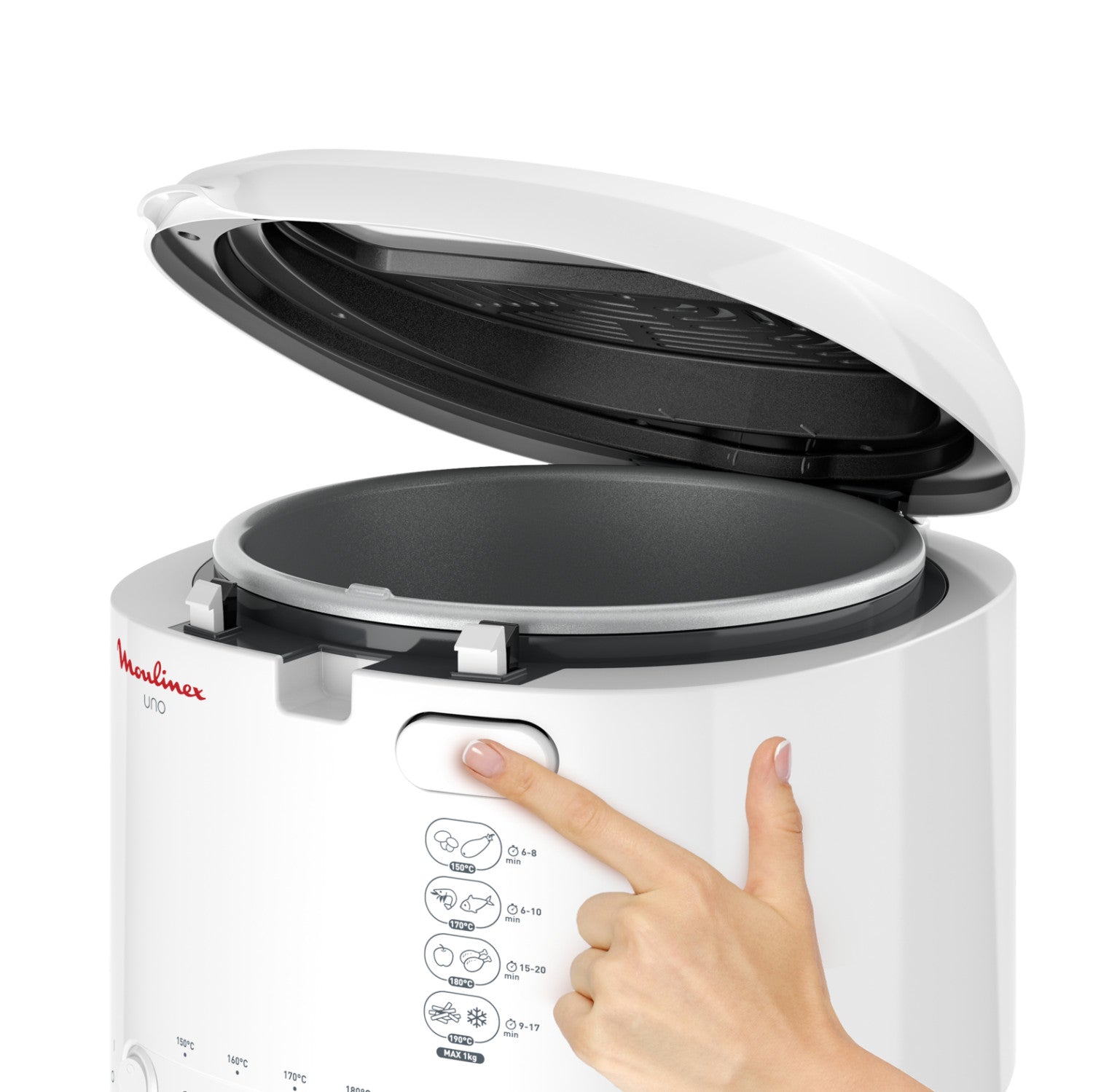 Moulinex AF2031 Friggitrice Singolo Indipendente 1600 W Bianco