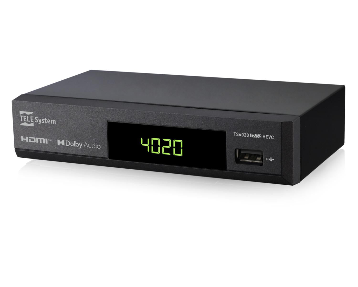 TELE System TS4020 Satellite, Terrestre Full HD Nero