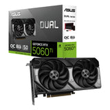 ASUS Dual -RTX5060TI-O8G NVIDIA GeForce RTX 5060 Ti 8 GB GDDR7