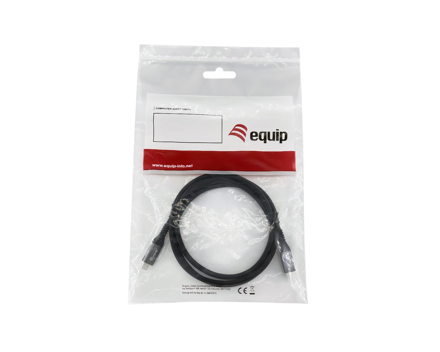 Equip 128383 cavo USB USB4 Gen 3x2 2 m USB C Nero