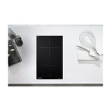 De'Longhi PIN 32 piano cottura Nero Da incasso 30 cm a induzione 2 Fornelli