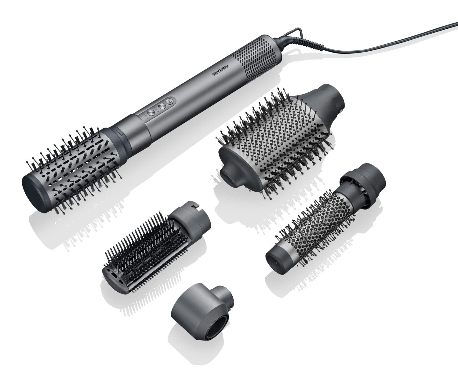 Severin WL 0683 Kit per lo styling dei capelli Antracite, Argento 1500 W 2,8 m