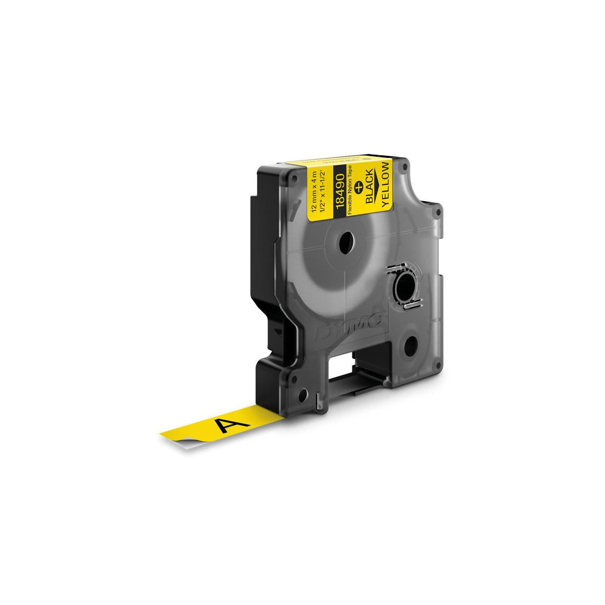 DYMO 18490 nastro per etichettatrice Nero su giallo