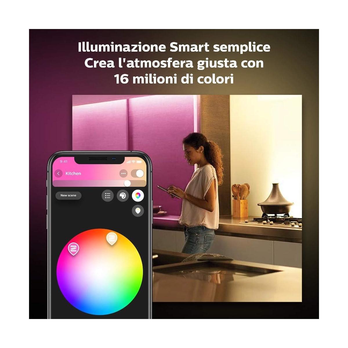 Philips Hue 8719514356610 soluzione di illuminazione intelligente Lampadina intelligente Bluetooth Bianco 5,3 W