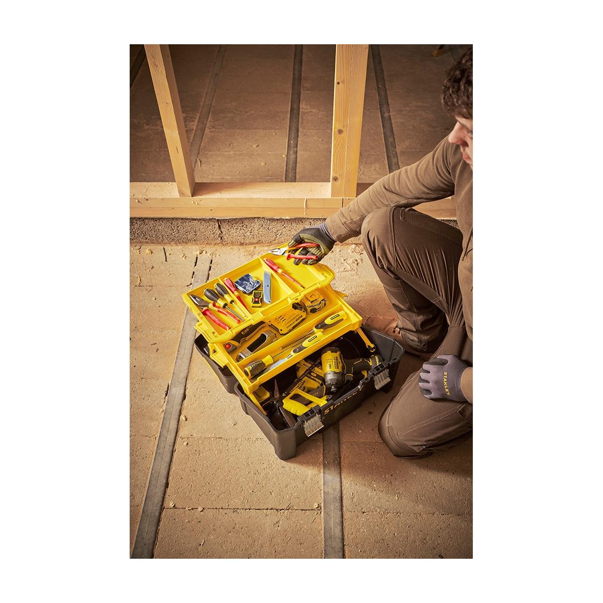 Stanley STST83397-1 Valigetta porta attrezzi Custodia rigida Nero Giallo