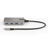 StarTech.com HB31C3A1CDPPD3 hub di interfaccia USB 3.2 Gen 2 (3.1 Gen 2) Type-C 10000 Mbit/s Argento