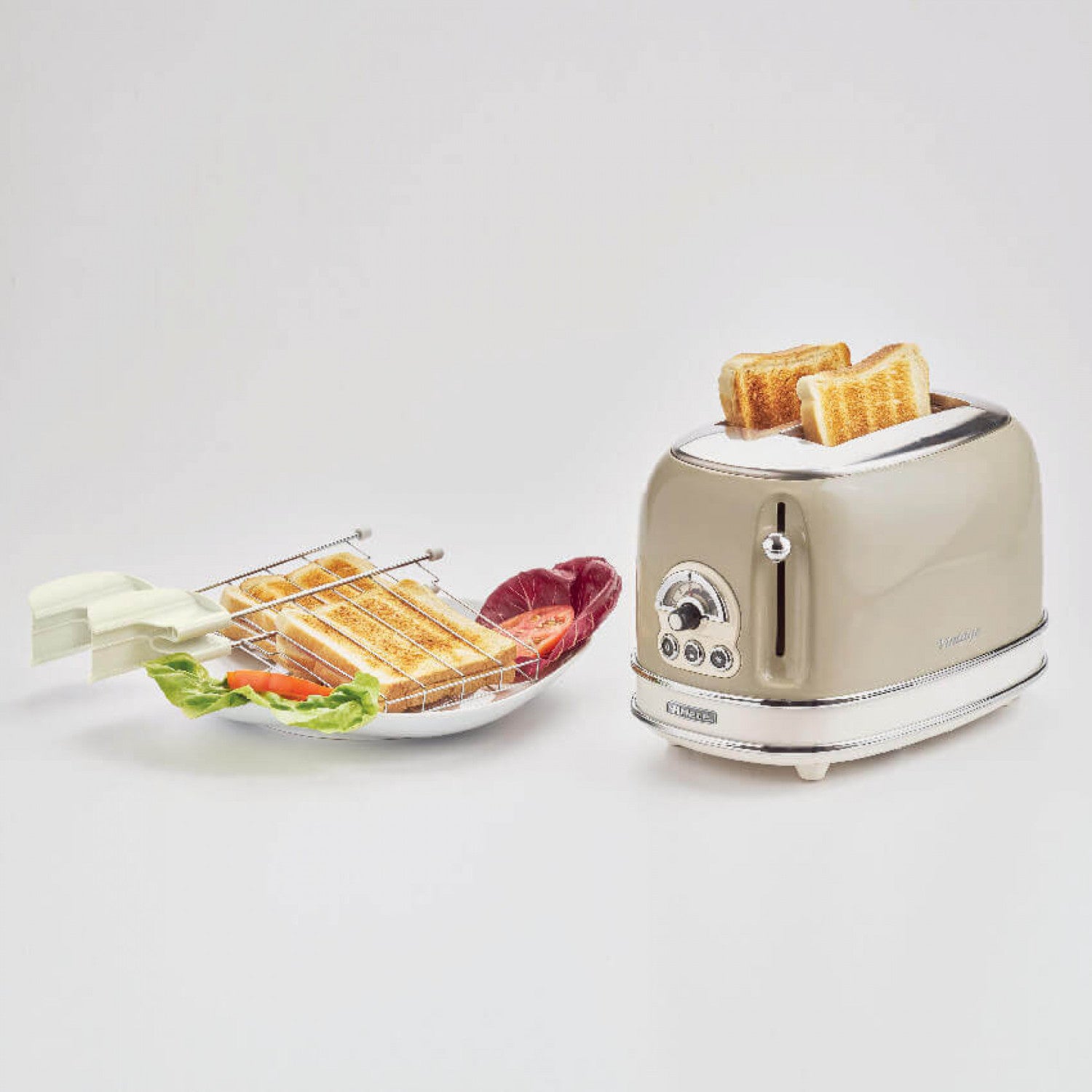 Ariete 155 Tostapane 2 Fette Vintage Potenza 810 W Beige