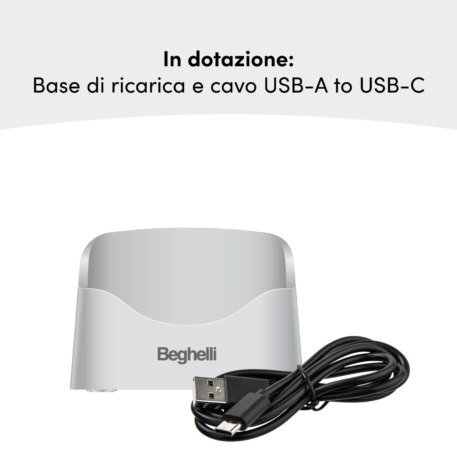 Beghelli 9201N cellulare 7,11 cm (2.8") 100 g Argento Telefono per anziani