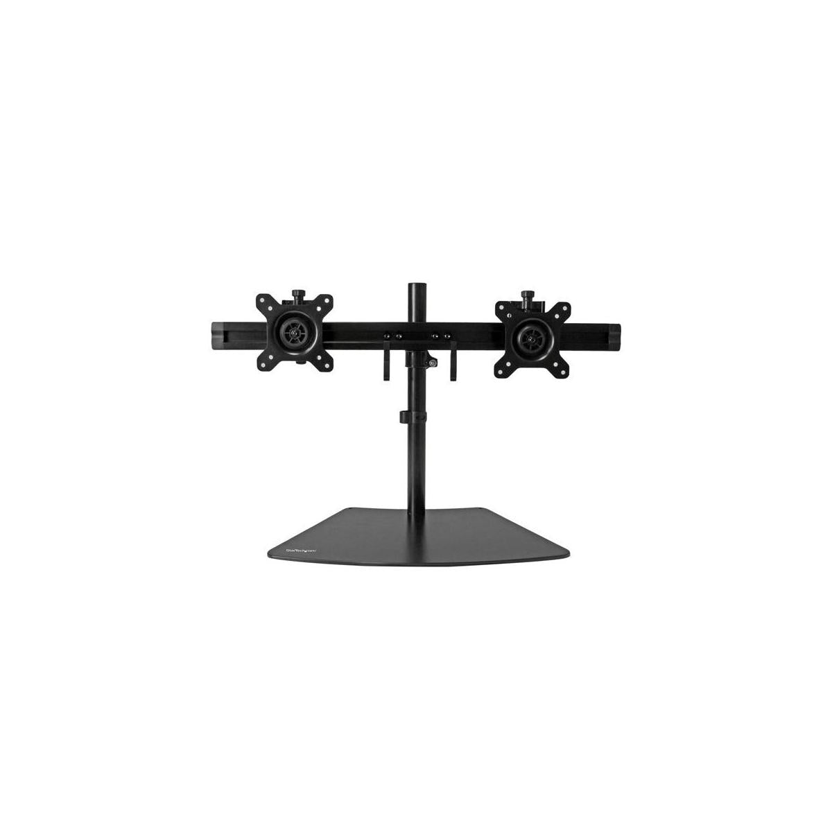 StarTech.com ARMBARDUO supporto da tavolo per Tv a schermo piatto 61 cm (24") Nero Scrivania