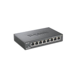 D-Link DGS-108/E Switch di Rete 8 Porte 10/100 Mbps Nero