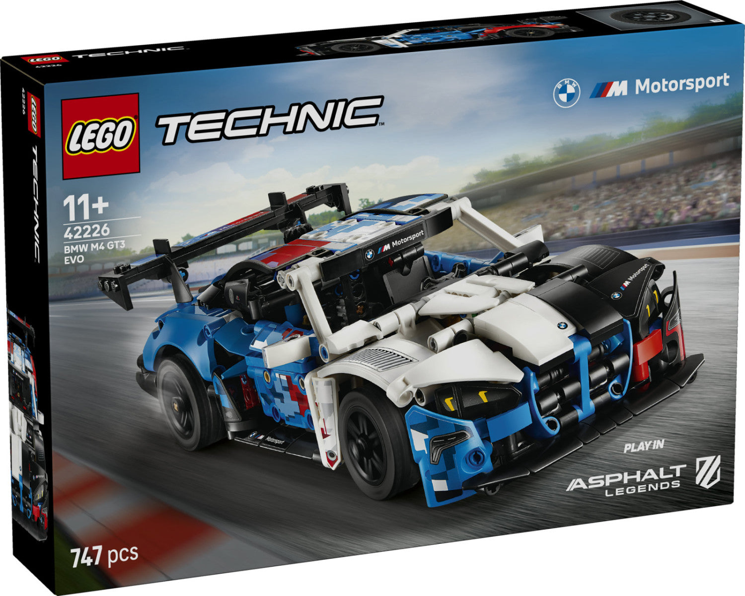 LEGO Technic Auto da Corsa BMW M4 GT3 EVO 42226 747 Pezzi per Bambini 11 Anni