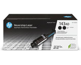 HP 143AD Dual Pack Black Original Neverstop Toner Reload Kit Cartuccia Toner 2 pz