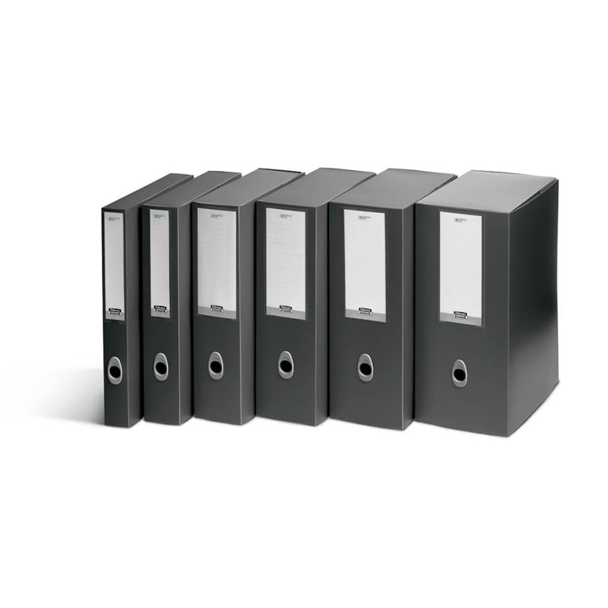 Scatole portaprogetti LEONARDI Plus VIP 25,5x35,5 cm PPL antracite dorso 8 cm