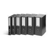 Scatole portaprogetti LEONARDI Plus VIP 25,5x35,5 cm PPL antracite dorso 8 cm