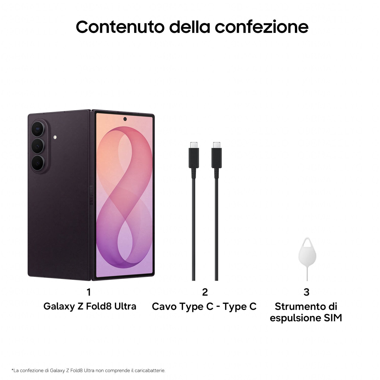 Samsung Galaxy Z Fold8 Ultra , 512GB, Violet Shadow, Processore Potente, Batteria 5000 mAh, Multischermo, RAM 12GB, Camera 200 MP, Now Nudge, Assistente Foto