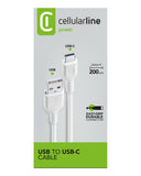 Cellularline Power Cable 200cm - USB-C