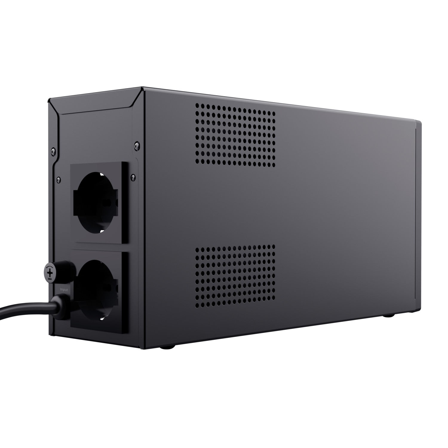 Trust 21199 Oxxtron Gruppo di Continuita' con 2 Prese a Parete Nero