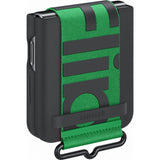 Cover in Silicone Samsung EF-GF721TBEGWW con Strap per Galaxy Z Flip4 SM-F721B Nero Verde