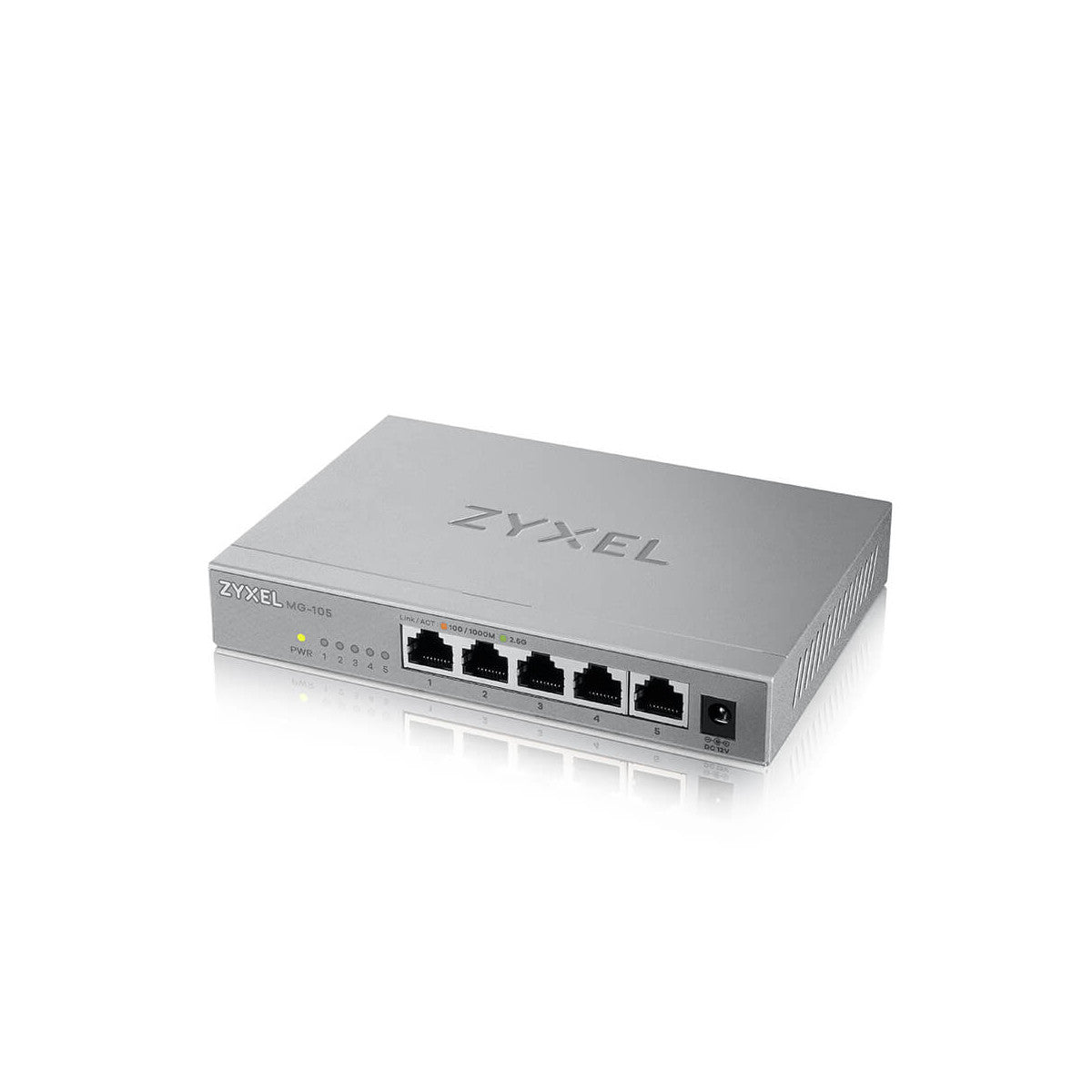 Zyxel XMG-105 Non gestito 2.5G Ethernet (100/1000/2500) Grigio