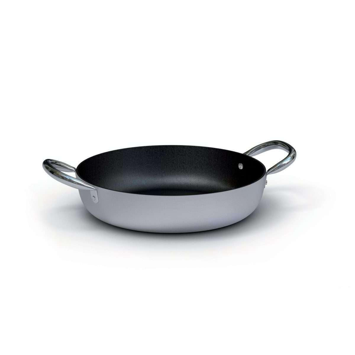 Ballarini Tegame 2 Manici Serie 2000 Antiaderente Kera Stone Profi Alluminio 36 Cm