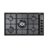 De'Longhi FLN 59 DD piano cottura Nero Da incasso 86 cm Gas 5 Fornelli